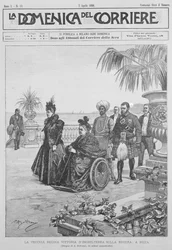 La reine Victoria sur la Riviera italienne, couverture de 